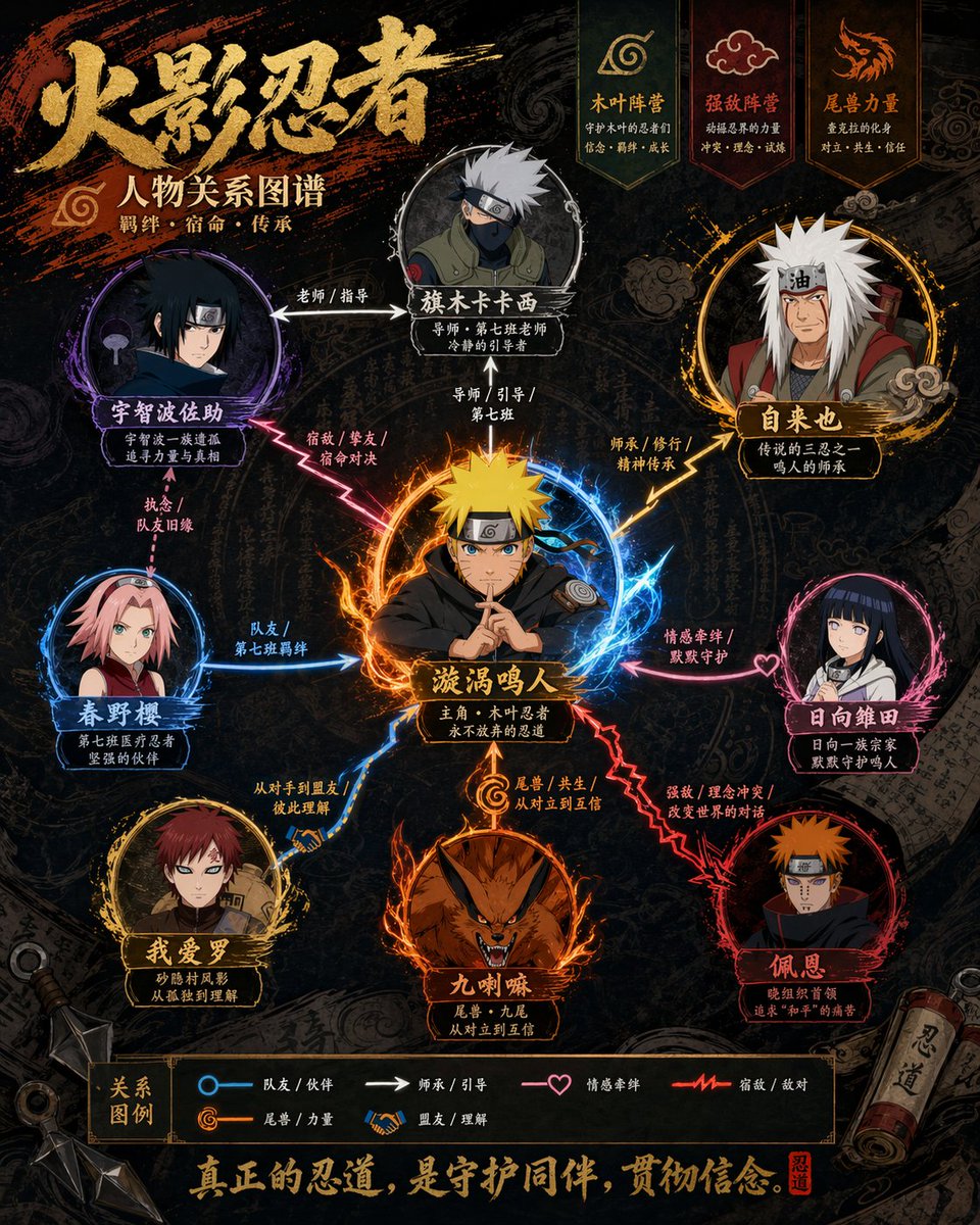 关系图谱信息图